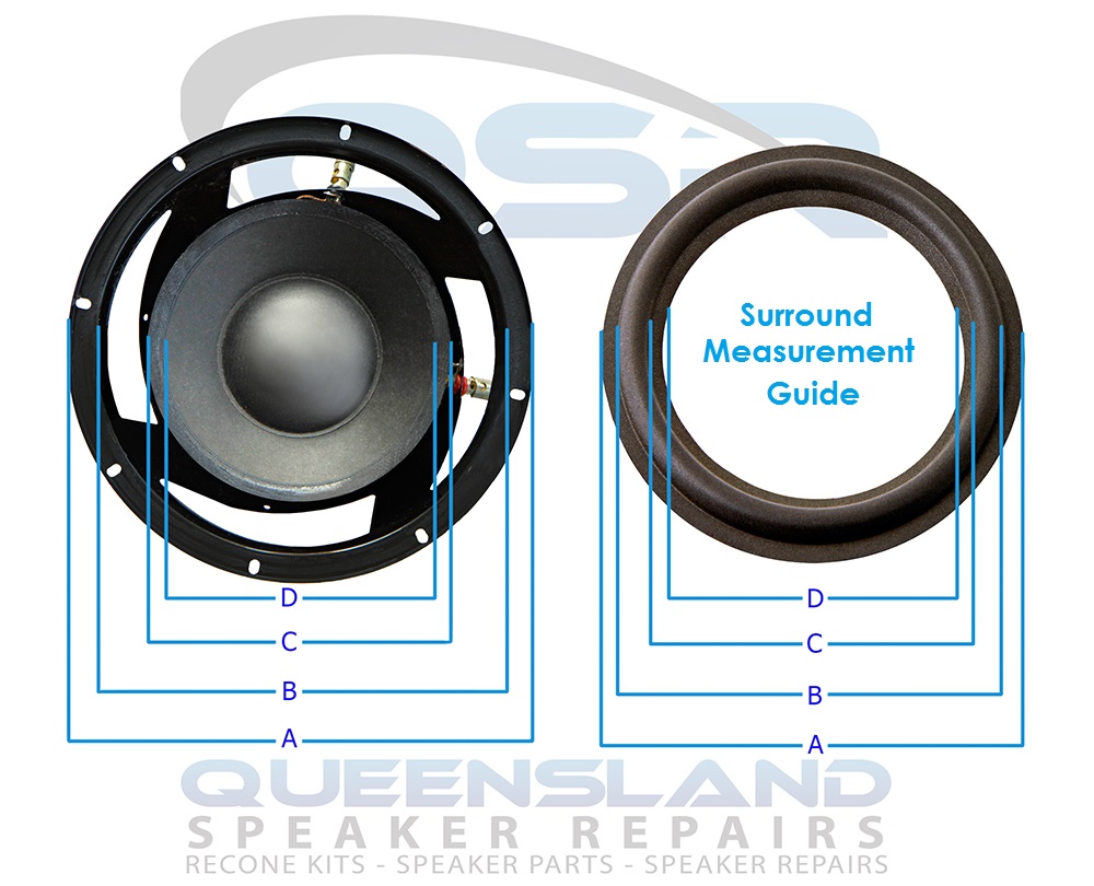 2A65-099 Bose StudioCraft 110 Speaker Foam Surround Repair Kit 