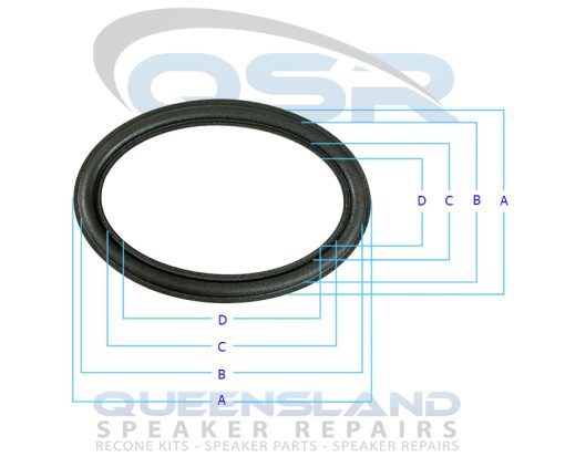Kenwood 6x9" Foam Surround Kit for KFC-6999 - (FS 6x9) - Image 3