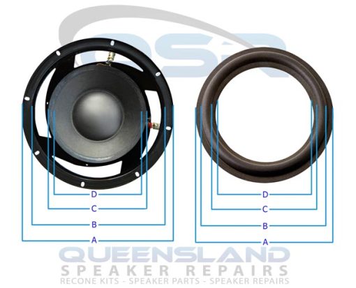 8" Mark Levinson Foam Surround Kit for Toyota & Lexus - (FS 183-152) - Image 3