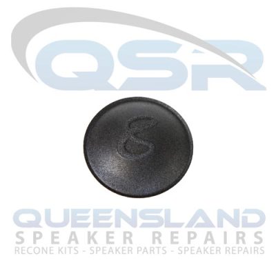 Infinity Speaker Dust Cap 4.300" - Black Cloth with Logo