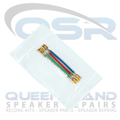 Turntable Cartridge/ Head Shell lead Wires - Gold Plated