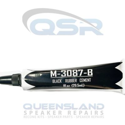 Speaker Repair Adhesive - Foam & Rubber Surrounds - Black (M-3087-B)
